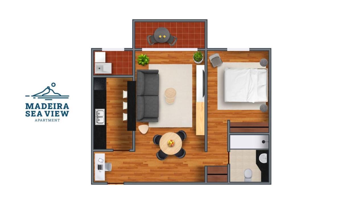 Madeira Sea View Apartment Канісу Екстер'єр фото